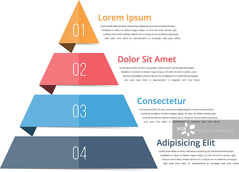 金字塔图表模板图片素材