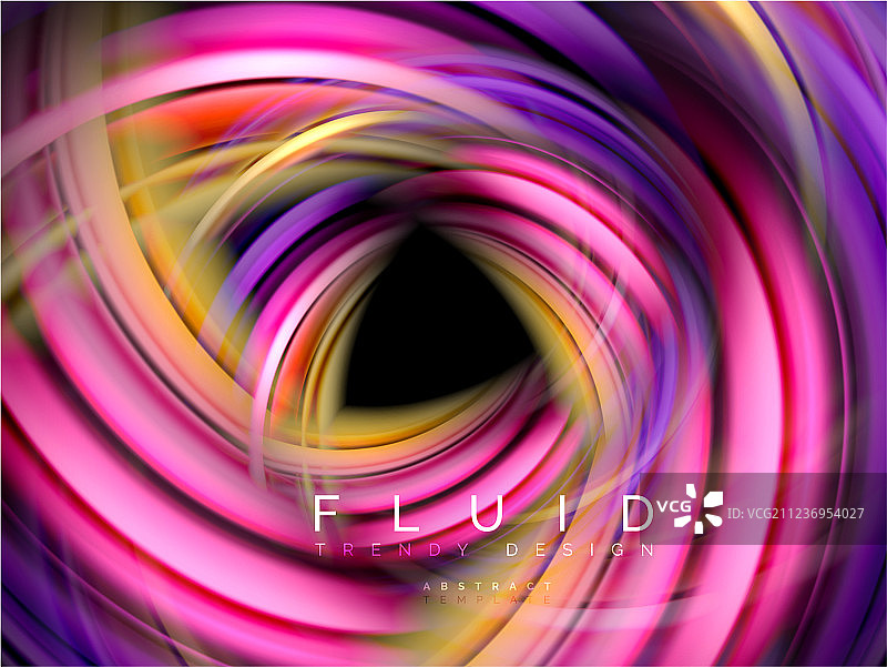 流体平滑波抽象背景流动图片素材