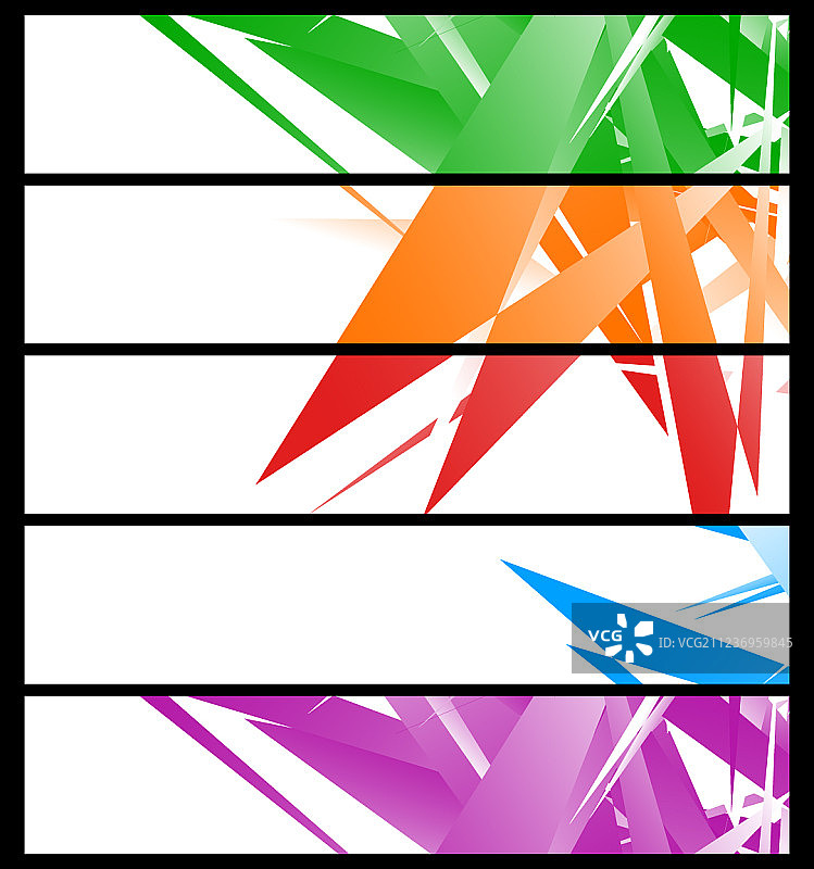 抽象几何艺术banner模板图片素材