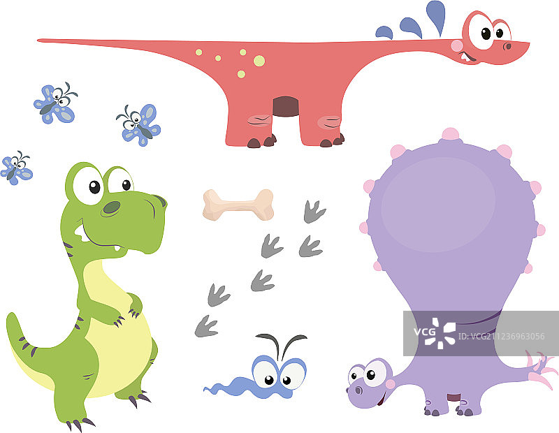 恐龙合集1图片素材