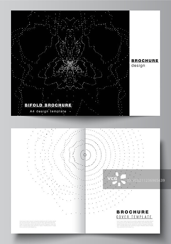 布局两a4格式现代封面图片素材