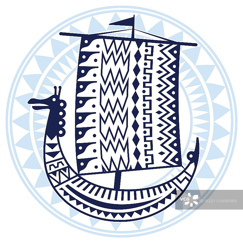 维京船的古老斯堪的纳维亚图像图片素材