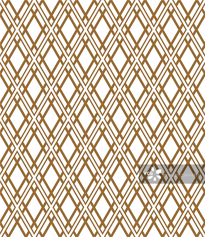 浅色系日式障子 Kumiko 无缝图案图片素材