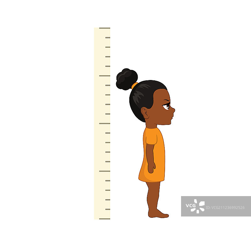 儿童测量身高图片素材