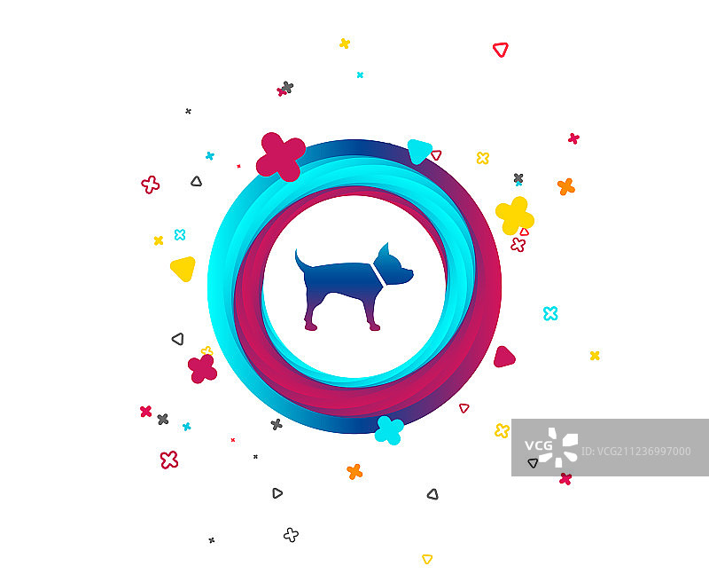 狗狗与骨头图片素材