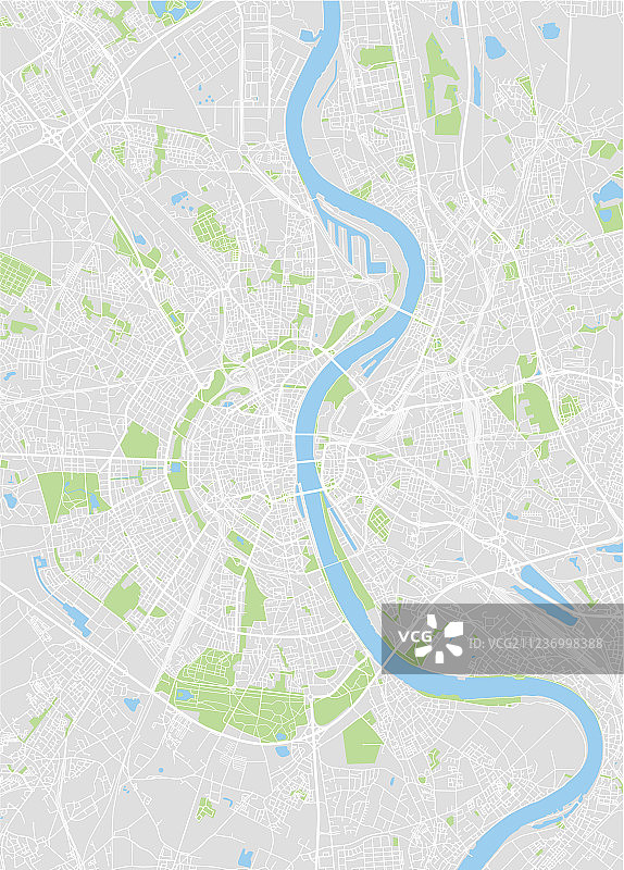 彩色科隆地图图片素材