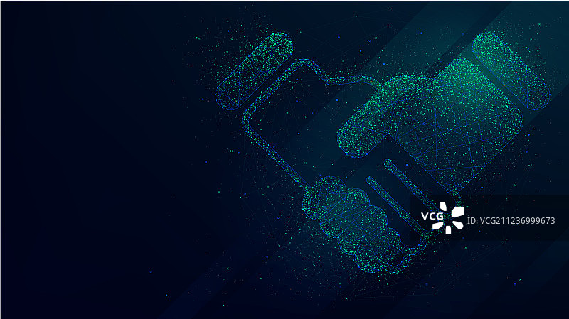 商业伙伴握手背景图片素材