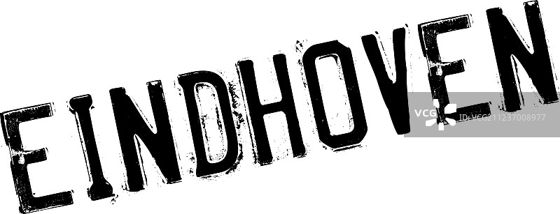 埃因霍温橡胶印章图片素材