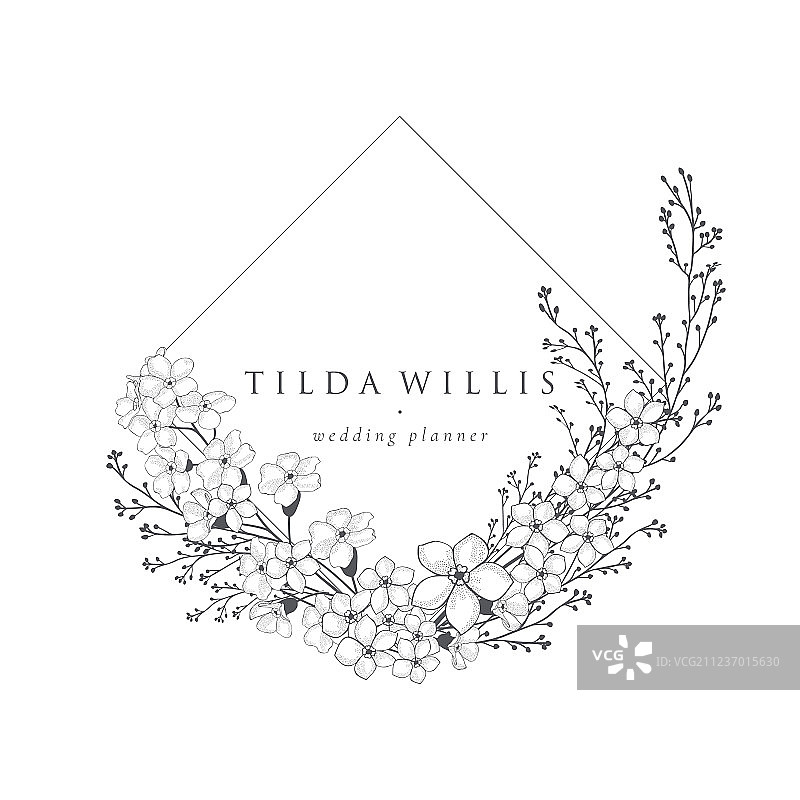 花卉女性品牌Logo模板图片素材