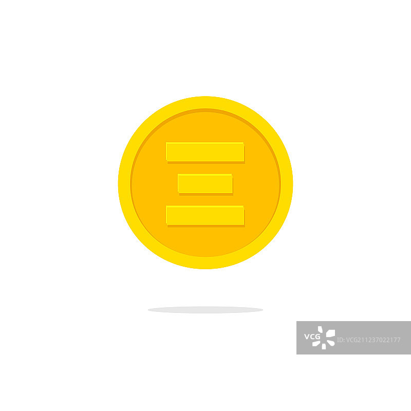 以太坊币扁平卡通图标图片素材