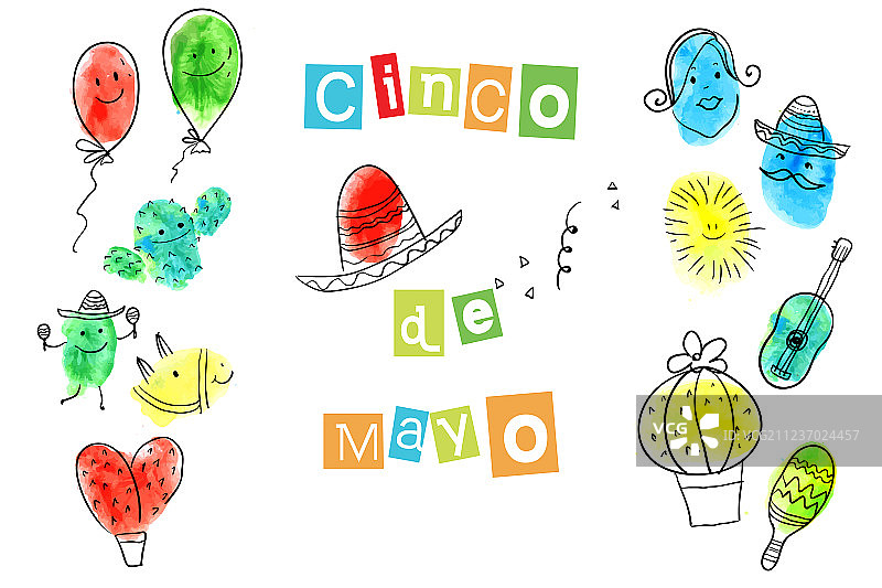 五月五日节问候卡图片素材