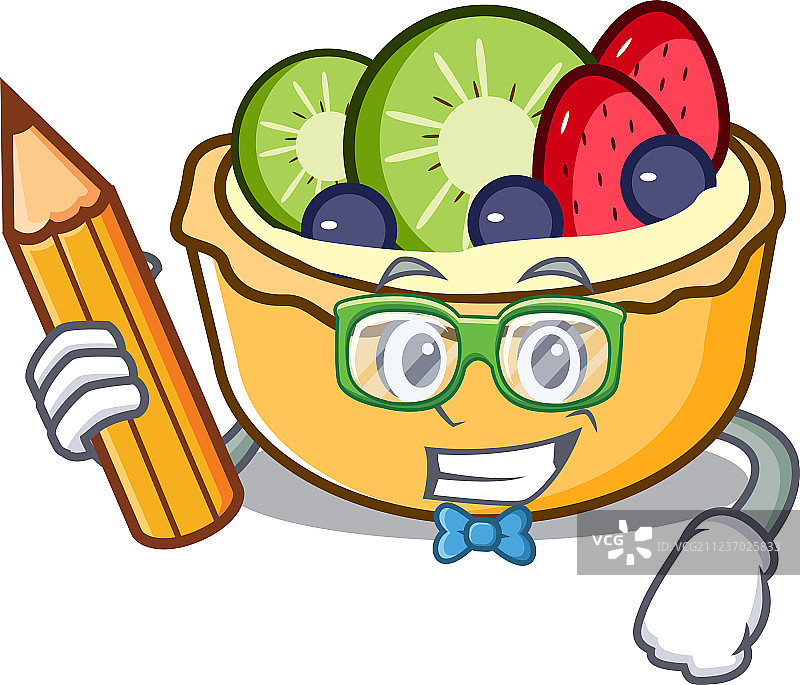 水果馅饼卡通人物图片素材