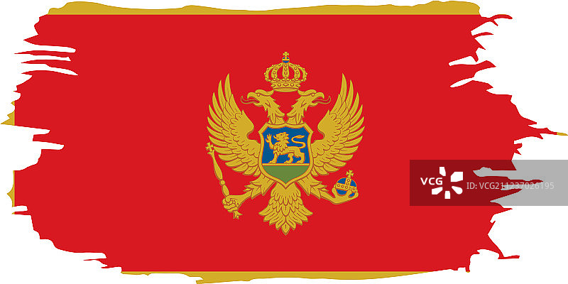 黑山国旗图片素材