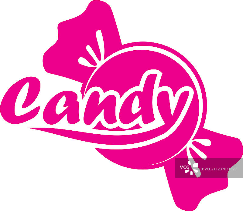 糖果Logo设计模板图片素材