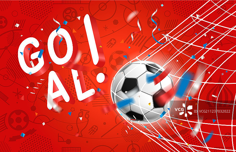 世界杯足球赛球网图片素材