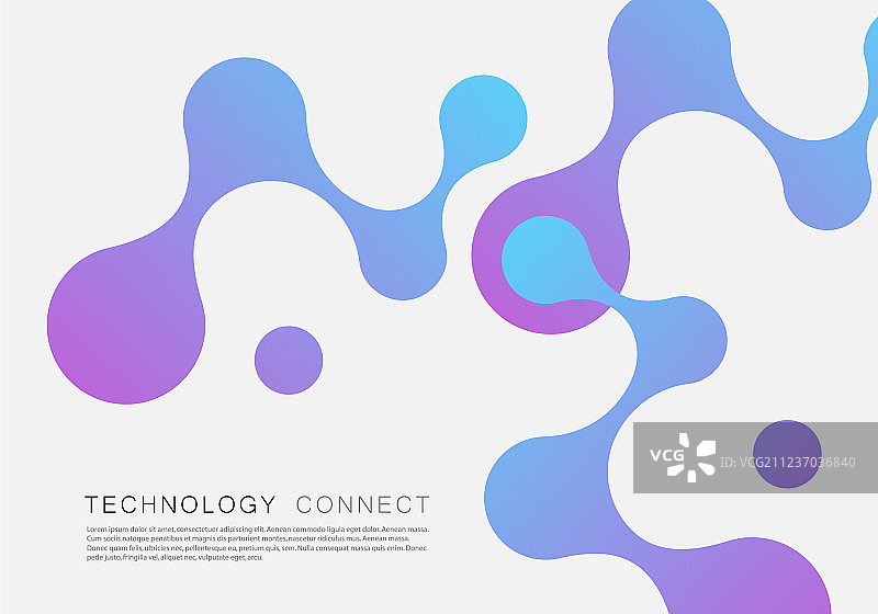 抽象分子设计图片素材