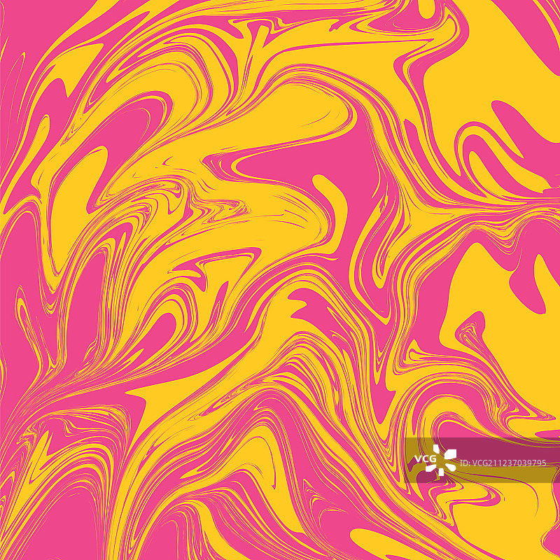 玫瑰黄色液体大理石背景图片素材