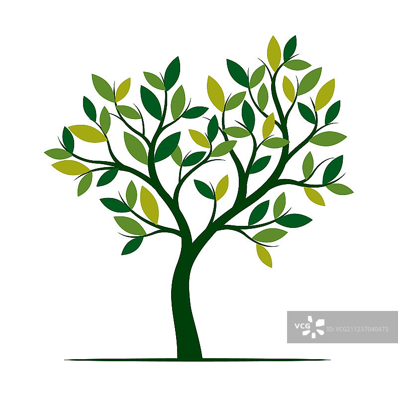 绿色春季树木图片素材