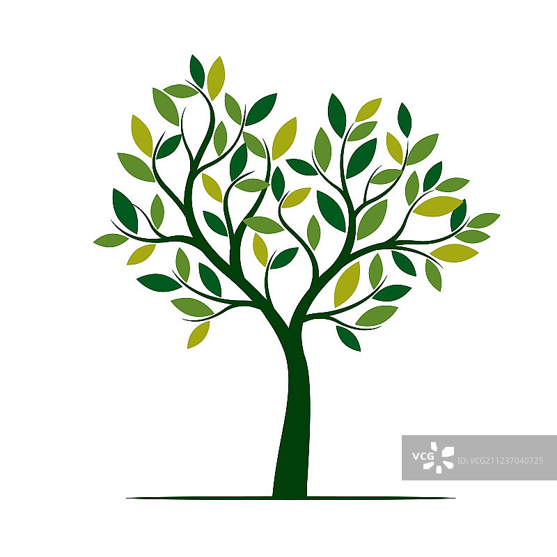 绿色春季树木图片素材