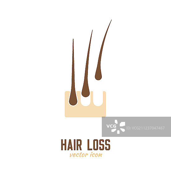 脱发图标图片素材