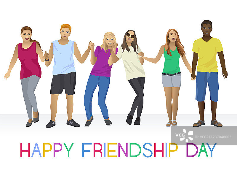 友谊日快乐图片素材