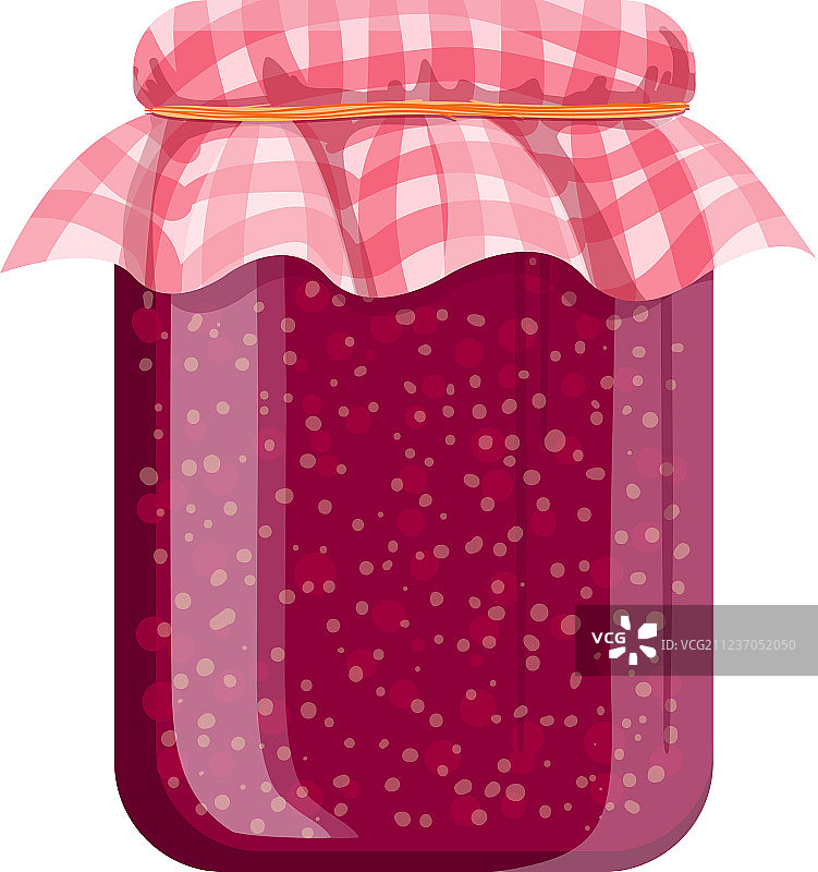 自制覆盆子果酱罐图片素材
