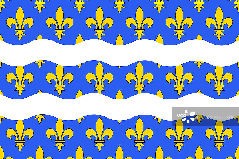 法国塞纳-马恩省旗帜图片素材