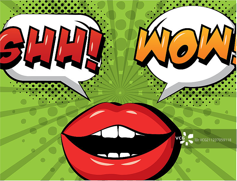 波普艺术漫画图片素材