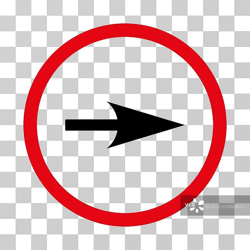 箭头X轴圆形图标图片素材
