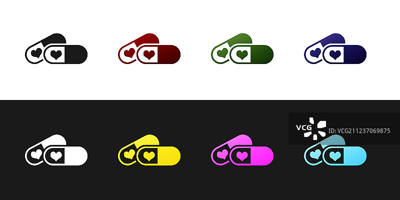 壮阳药丸图标图片素材