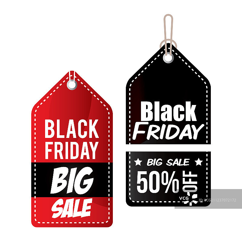 黑色星期五促销标签图片素材