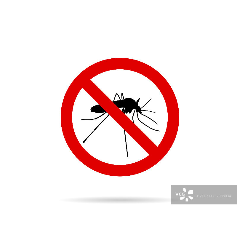 禁止蚊虫标志图标图片素材