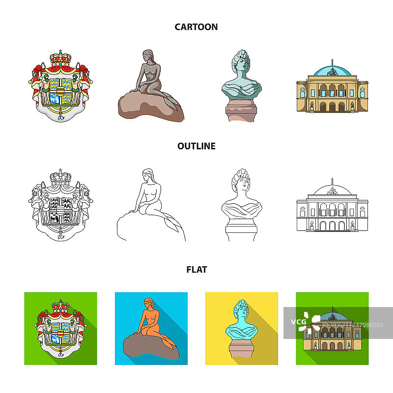 国家象征图案及其他网页图标图片素材