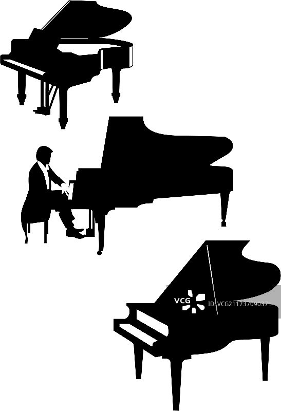 三角钢琴图片素材