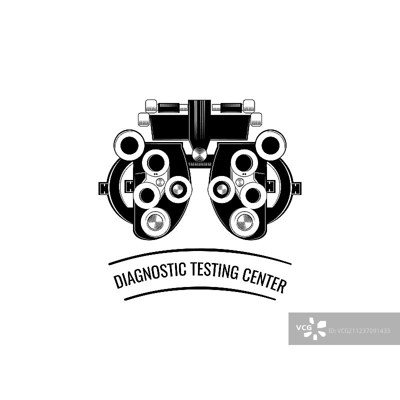 综合验光仪眼科测试设备图片素材