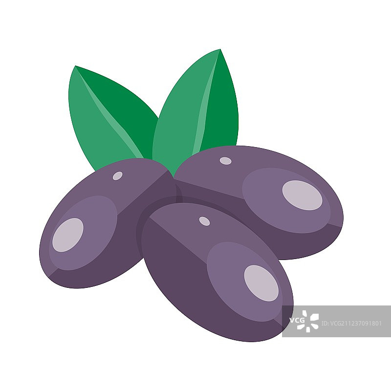 白色背景上的分离黑色橄榄小吃图片素材