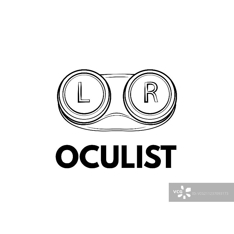 隐形眼镜盒图片素材