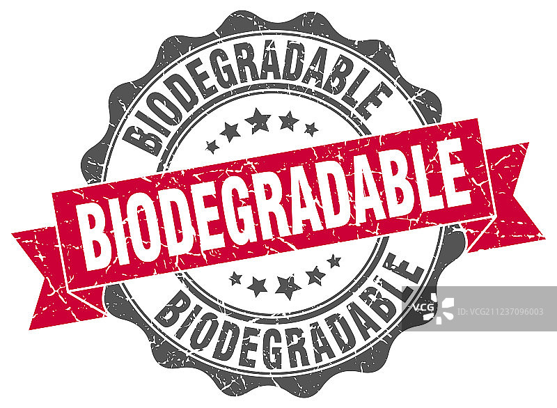 可生物降解印章标志图片素材