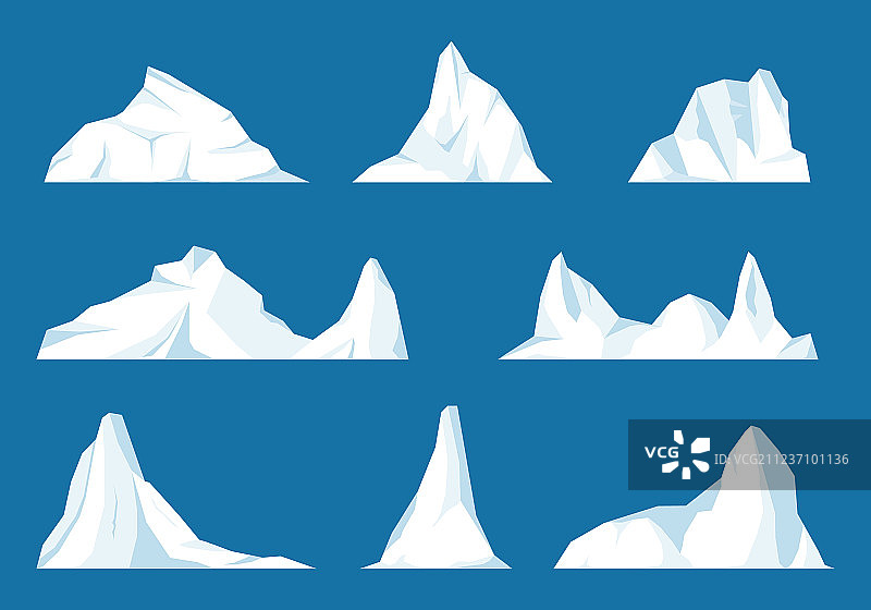 漂浮冰山素材图片素材