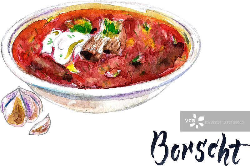 乌克兰甜菜汤图片素材