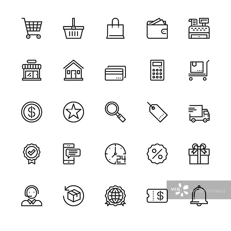 购物的图标图片素材