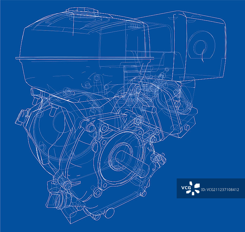 发动机草图图片素材
