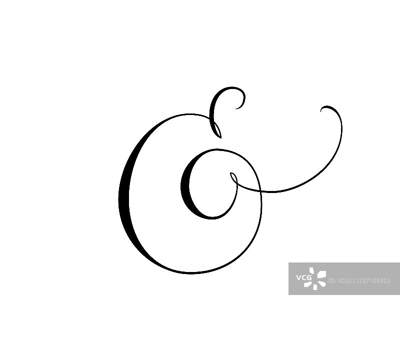 白色背景上的定制装饰符号图片素材