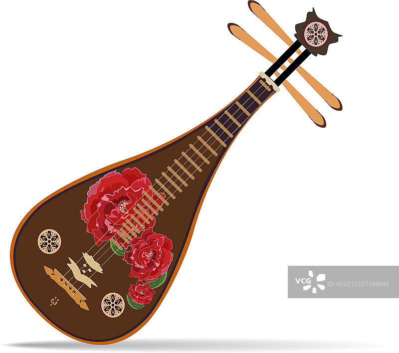 传统中国柳琴图片素材