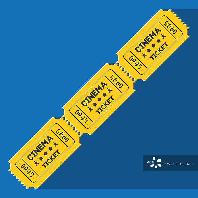 复古电影票样式合集2图片素材