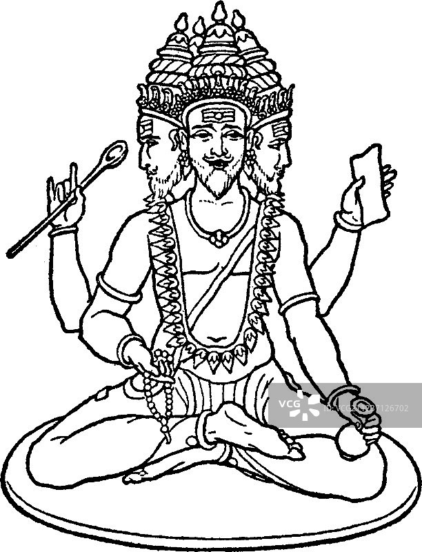 梵天复古图片素材