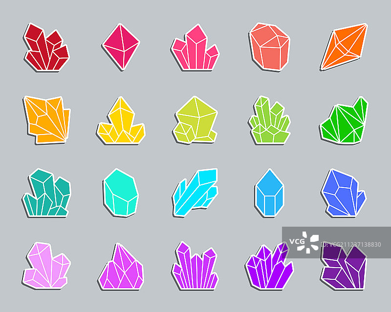 水晶贴片贴纸图标合集图片素材