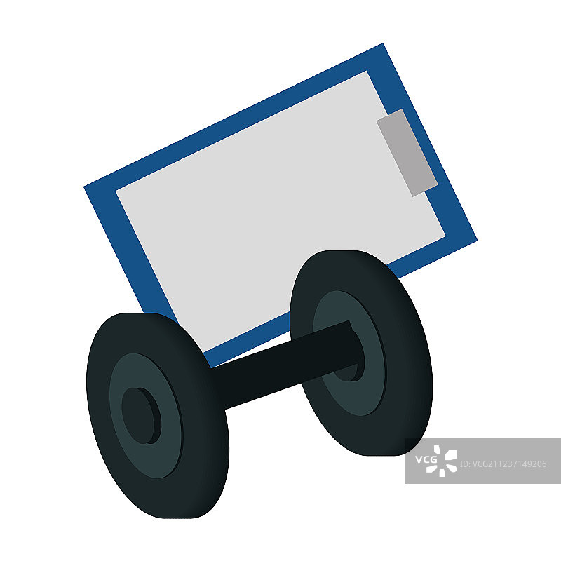 笔记本和小型杠铃图片素材