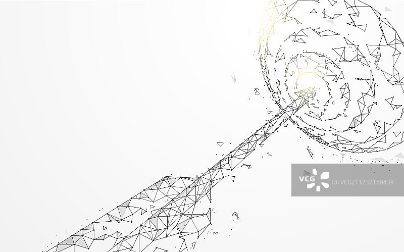 目标形状线条三角形中的大箭头图片素材