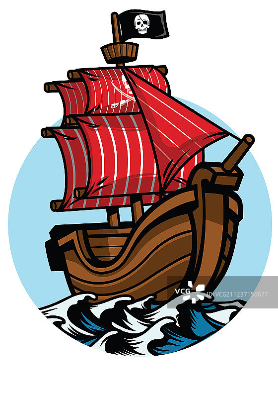 海盗船图片素材